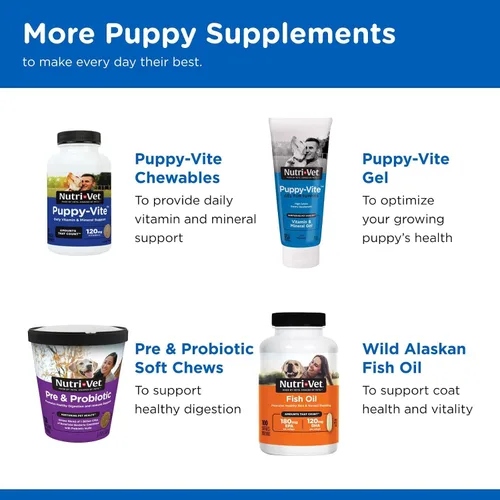 Vista 6 de Nutri-Vet Sustituto de leche para cachorros, leche en polvo, alimentación para cachorros recién nacidos, artículos esenciales para perros, productos