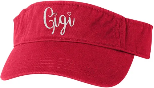 Vista 16 de Go All Out Gigi Idea de regalo para abuela, tía, coleta, visera bordada, sombrero para papá