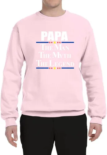Vista 3 de Wild Bobby Papa The Man Myth Legend Funny Gift Idea Father's Day Unisex Crewneck Sweatshirt