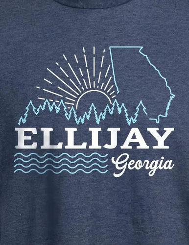Vista 4 de Ciudades y sitios de Georgia - Southern Honetown GA State Pride Tee Shirt