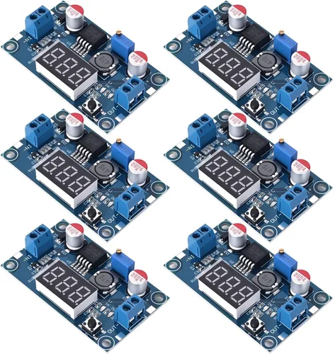 Vista 10 de LM2596 Módulo Convertidor de Potencia CC-CC Buck, Regulador de Voltaje Ajustable de 4-40V a 1.25-37V Convertidor Buck con Pantalla de Voltaje LED