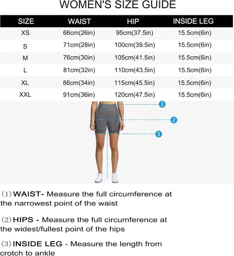 Vista 5 de Aoxjox Vital 1.0 & 2.0 - Pantalones cortos de ciclismo sin costuras para mujer, pantalones cortos de entrenamiento de cintura alta, pantalones