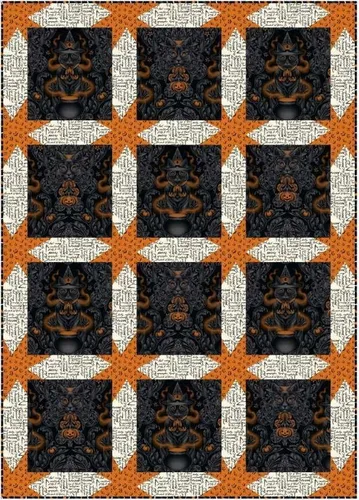 Vista 7 de Free Spirit Storybook - Panel de bloque de Halloween de 24 pulgadas