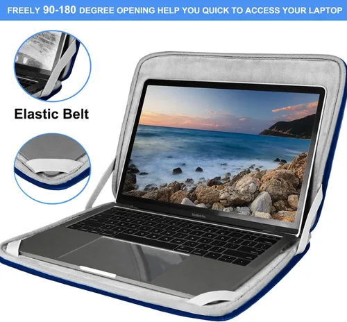 Vista 63 de Funda para portátil, bolsa de transporte con protección para computadora compatible con MacBook Air nuevo de 13 pulgadas M2/A2681 M1/A2337, MacBook