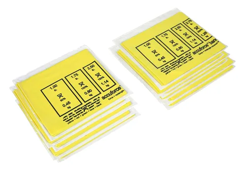 Vista 10 de CanDo 10-5918 AccuForce - Banda de ejercicio, rollo de 6 yardas, juego de 5 piezas, amarillo a negro