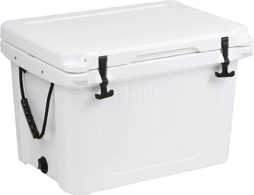Vista 9 de Mammoth Ranger 25 - Hielera rígida aislada con capacidad de 25 cuartos de galón, capacidad para 30 latas, ideal para barco, campamento, bronceado