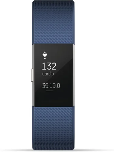 Vista 3 de 2 muñequeras Fitbit Charge de ritmo cardíaco + fitness, FB407SBUL, Azul, 1, 1