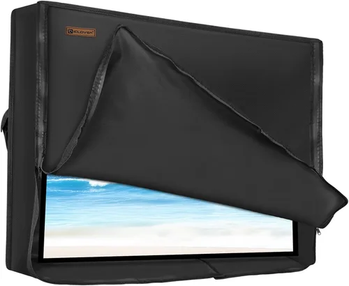 Vista 9 de Funda para TV al aire libre para invierno de 41-43 pulgadas - Forro resistente a los arañazos de fieltro, protector de pantalla de TV Oxford 600D