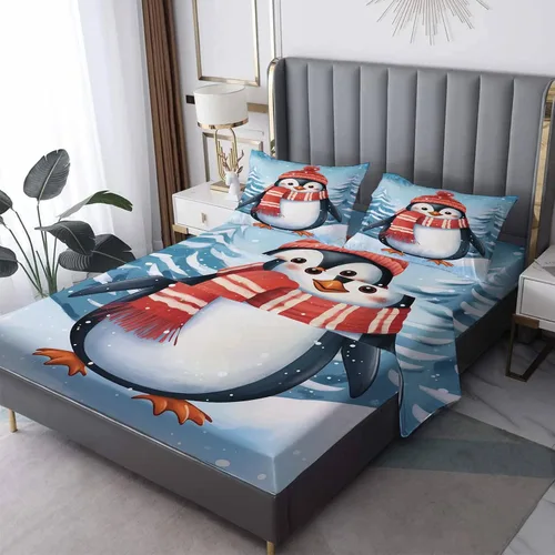 Vista 23 de Juego de sábanas tamaño individual con águila calva, sábanas de cama de águila, microfibra suave y bolsillo profundo y sábanas estampadas sin