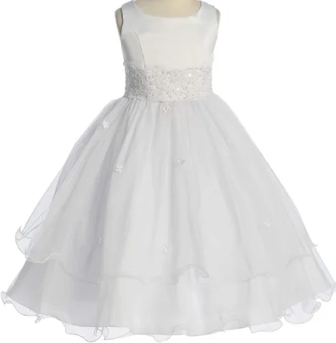 Vista 3 de BNY Corner Elegante vestido de novia de primera comunión vestido de niña de las flores