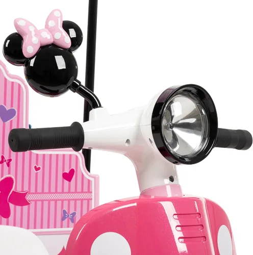 Vista 8 de Huffy Minnie Mouse Bakery Kart 6V Ride-On con juego de panadería, edades 3 Rosa
