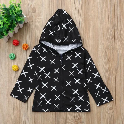 Vista 3 de Chaqueta con capucha para niños de 0 a 4 años de edad con capucha y diseño de dinosaurio en 3D