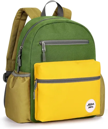 Vista 8 de mibasies Mochila para niños y niñas, mochila preescolar de 2 a 4 años, mochila de jardín de infantes para niños y niñas, mochila de guardería