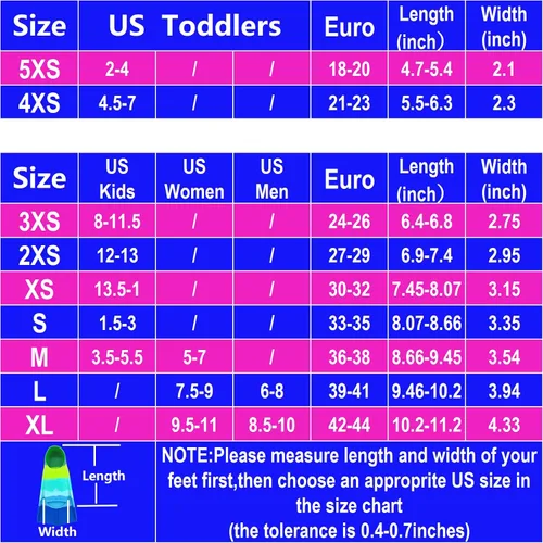 Vista 4 de Aletas de natación para niños, cómodas aletas de silicona para nadar y bucear, tamaño adecuado para principiantes, niños, niñas, niños y adultos