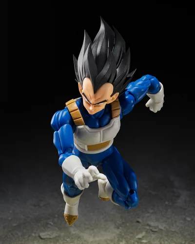 Vista 5 de TAMASHII NATIONS - Figura de acción de Dragon Ball Z - Vegeta S.H.Figuarts