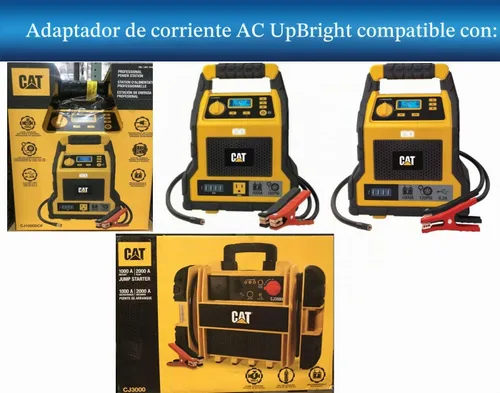 Vista 3 de UpBright Cable de carga de alimentación de CA compatible con CAT CJ1000DXT CJ1000DCP CJ1000CP 1418644 1509959 1000 Amp Peak Amp Jump Starter 1200A