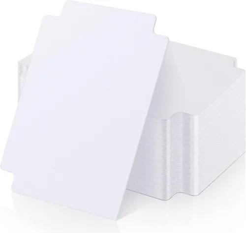 Vista 12 de 60 piezas de separadores para tarjetas de juego negros, separadores de cartas para juegos de mesa TCG, organizador de almacenamiento para reunión