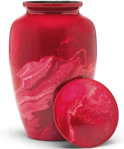 Vista 13 de Eternal Harmony Urna grande para cenizas, urna de cremación masculina y femenina para cenizas humanas con acabados elegantes, sello seguro y bolsa