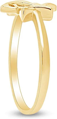 Vista 3 de THE JEWEL ZONE Anillo con símbolo de estrella de David de magen hebreo de oro de 14 quilates sobre plata de ley, Plata de ley, oro, plata
