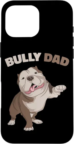 Vista 19 de American Bully Dad Dog Owner Father Funny Men Case for iPhone 17