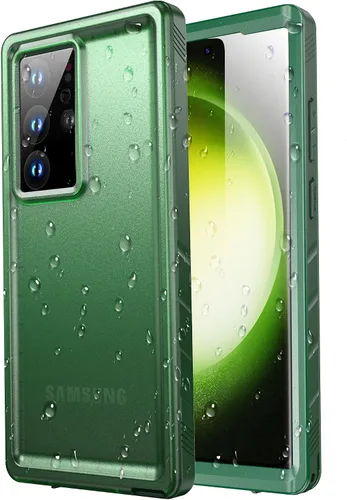 Vista 12 de SPORTLINK - Funda impermeable para Samsung Galaxy S23 Ultra IP68, color negro, 6.8