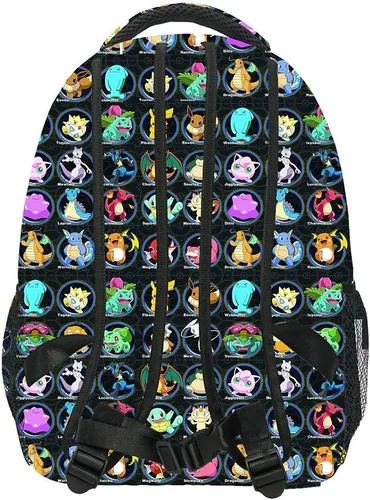 Vista 5 de DRFSON Mochila para niños, Black01, Anime