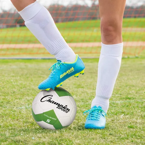 Vista 4 de Champion Sports Challenger - Balón de fútbol, talla 5, rojoblanco