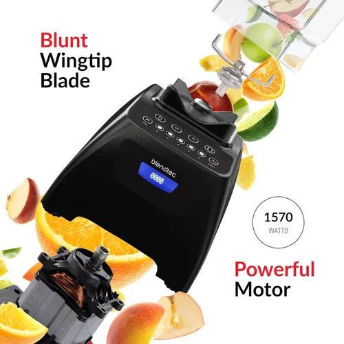 Vista 3 de Licuadora Blendtec C575A2321A-AMAZON Classic 575 con jarras Wild Side+ y Four Side, Caribe, Negro