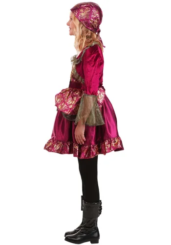 Vista 9 de Vestido de Disfraz de Pirata Primer Oficial para Niña Multicolor