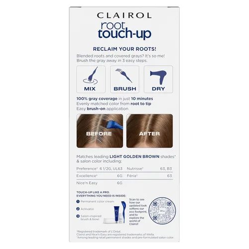 Vista 14 de Clairol Root Touch-Up de Nice'n Easy Tinte Permanente para el Cabello, 10 Rubio Extra Claro, Paquete de 1 Clairol Root Touch Up - Tinte permanente