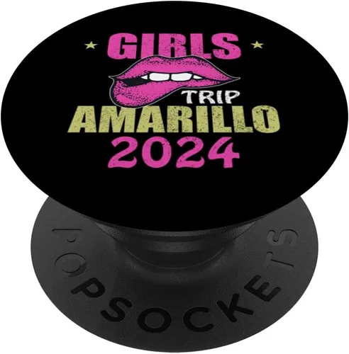 Vista 6 de Amarillo 2024 Girls Trip Group Matching Party Weekend PopSockets MagSafe PopGrip for iPhone