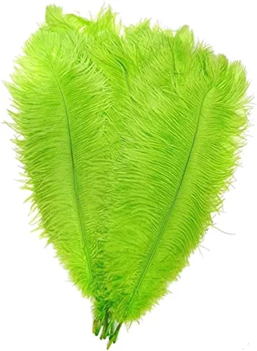 Vista 16 de MELADY® Paquete de 50 plumas de avestruz naturales de 12-14 pulgadas (11.8-13.8 in) para decoración del hogar, boda, fiesta (negro)