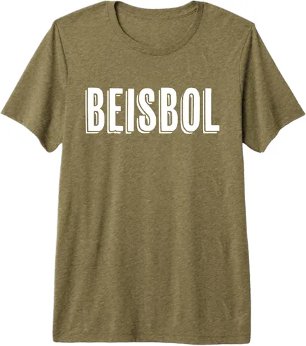 Vista 7 de Beisbol Baseball in Spanish Premium Tri-Blend T-Shirt