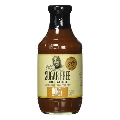 Vista 9 de G Hughes Salsa BBQ Sin Azúcar 17.28 oz