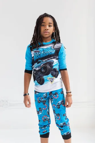 Vista 3 de Monster Jam Grave Digger - Camisa y pantalones de pijama