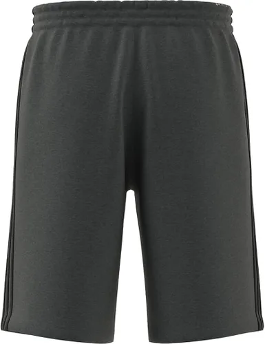 Vista 6 de adidas Essentials - Pantalones cortos de forro polar de 3 rayas para hombre Gris