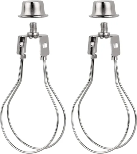 Vista 11 de WEAVERBIRD Lamp Shade Holder, Clip on Lampshade Adapter, Lamp Shade Light Bulb Clip Adapter, Spring Clip for Light Bulbs, Antique Brass