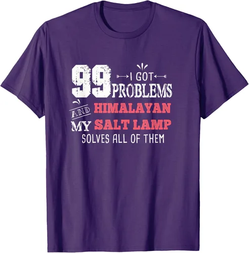 Vista 4 de Camiseta divertida de la lámpara de sal del Himalaya