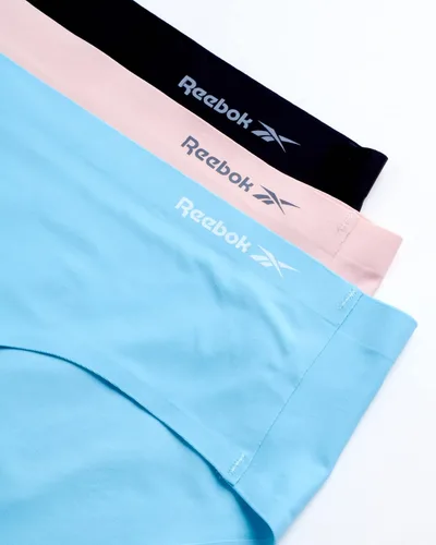 Vista 2 de Reebok Ropa interior para mujer, calzoncillos hipster ligeros y invisibles (paquete de 3)