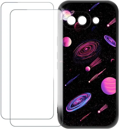 Vista 15 de Screen Protector and Case for Pixel 9A 5G - Angry Panda