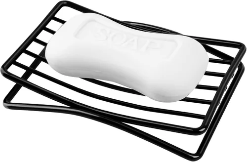 Vista 13 de Jabonera GUUKAR de Acero Inoxidable para Barra de Jabón en Ducha y Baño, Jabonera Autodrenante con Soporte para Esponja para Fregadero de Cocina