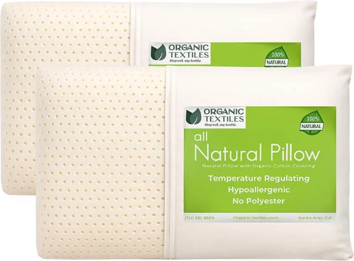 Vista 12 de All Natural almohada de látex con cubierta de algodón orgánico