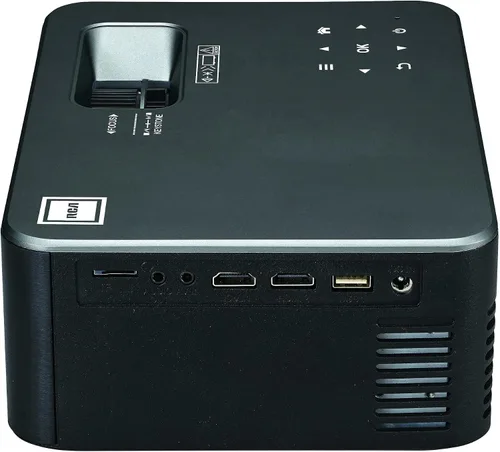 Vista 6 de RCA RPJ-133 720p - Proyector de teatro en casa (incluye Roku Streaming Stick)