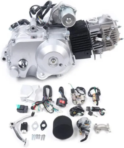 Vista 9 de Motor de arranque eléctrico de 4 tiempos de 110 centímetros cúbicos, motor de cilindro de transmisión automática para ATV Go Kart 308-999003 EE. UU