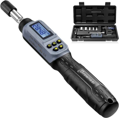 Vista 12 de Destornillador de torsión digital GROWNEER, 2.66-53.1 lb-pulg/0.3-6 Nm, 1/4'' de transmisión Destornillador de pulgada-libra con zumbador