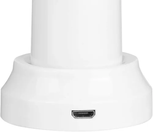 Vista 3 de Mezclador de mano eléctrico portátil USB batidor de huevos eléctrico espumador de leche agitador de café mezclador utensilios de cocina blanco