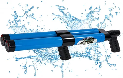 Vista 14 de Water Sports Stream Machine - Cañón de pistola de agua, fuerte, divertida y potente, juguete de piscina para todas las edades, cañón único de 8