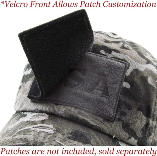 Vista 263 de KBETHOS Tactical Operator Collection USA Fishing Mesh Ballcap Flag Patch America Outdoors Trucker Baseball Cap