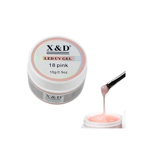 Vista 13 de X&D Kit de uñas de poligel, 3 piezas de gel de uñas de gel natural transparente, kit de gel de uñas de secado rápido, juego de gel de uñas