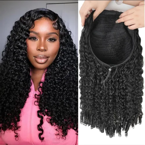 Vista 12 de 13x4 Pelucas de encaje frontal de cabello humano de ondas profundas con densidad del 250%, pelucas de encaje frontal rizadas profundamente